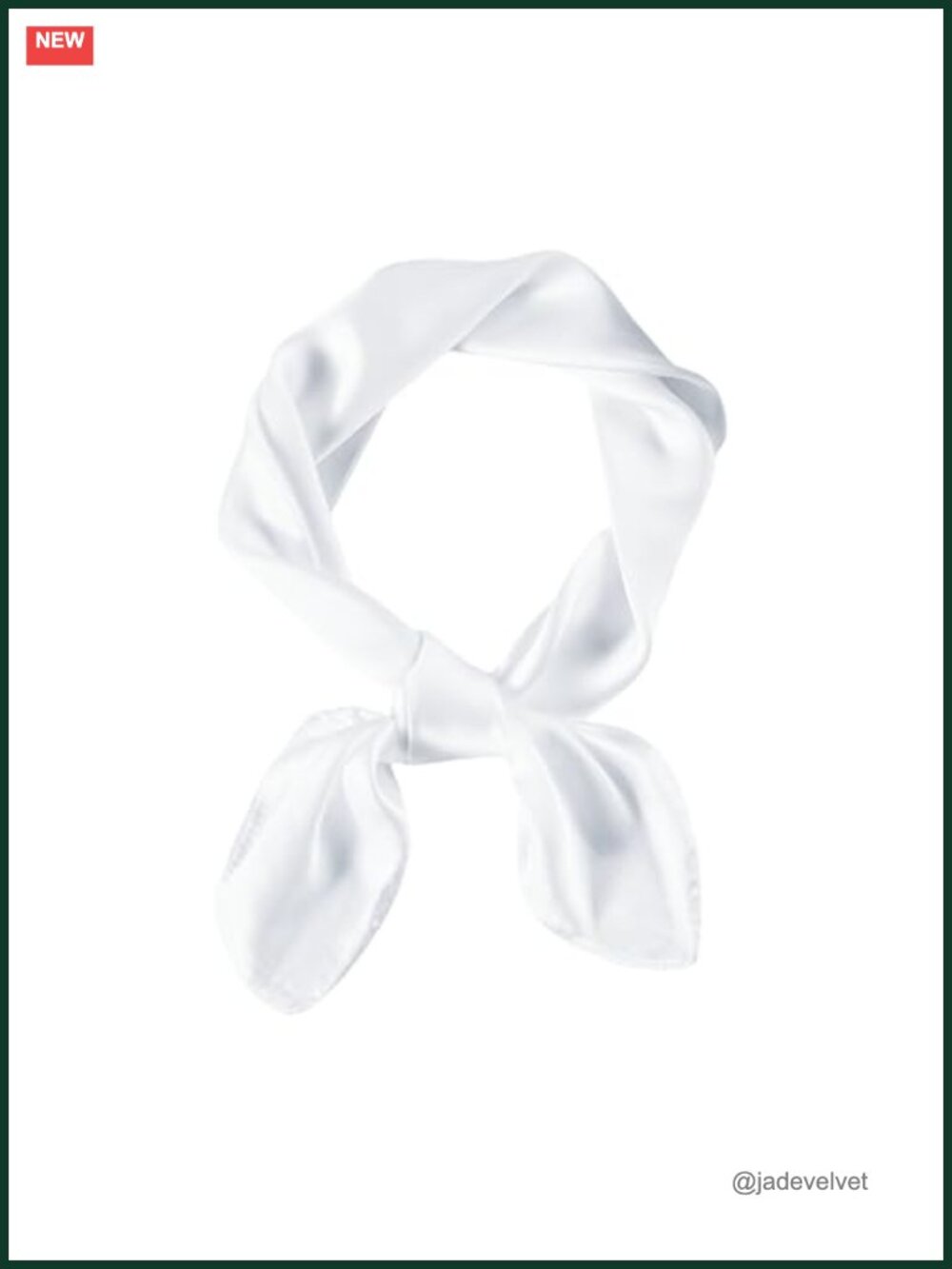 Satin Scarf 27.5" Square Neck Scarf Hair Handkerchief Bandana Unisex
